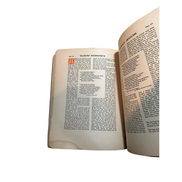 Elbert Hubbard's Scrapbook 1923 Tied Loose Leaf Writer Publisher Artist Quotes - Picture 3 of 3